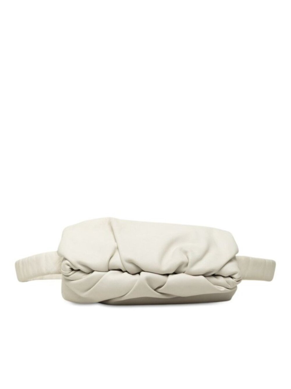 Bottega Veneta the Body Pouch Belt Bag White Leather